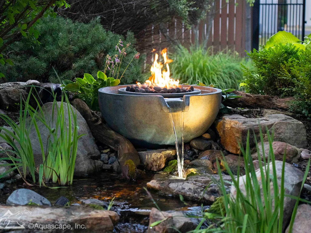 Aquascape Fire and water feature